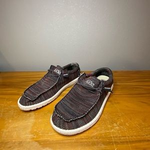 Hey Dude Shoes Mens Size 10 Gargoyle Red